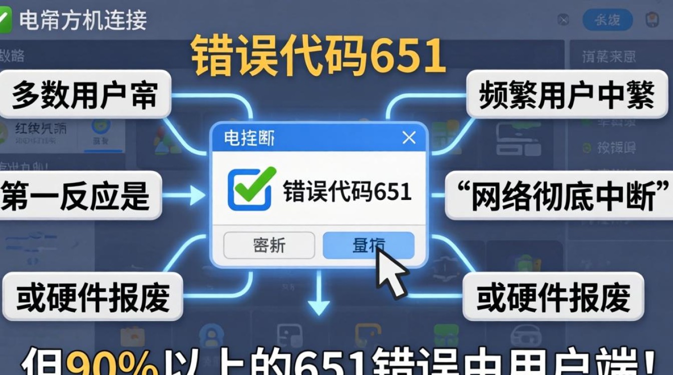 宽带连接651错误代码