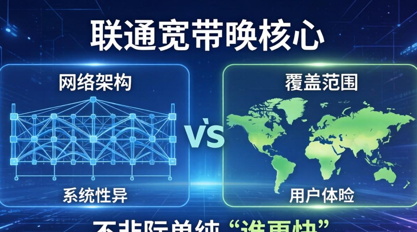 电信和联通宽带的区别