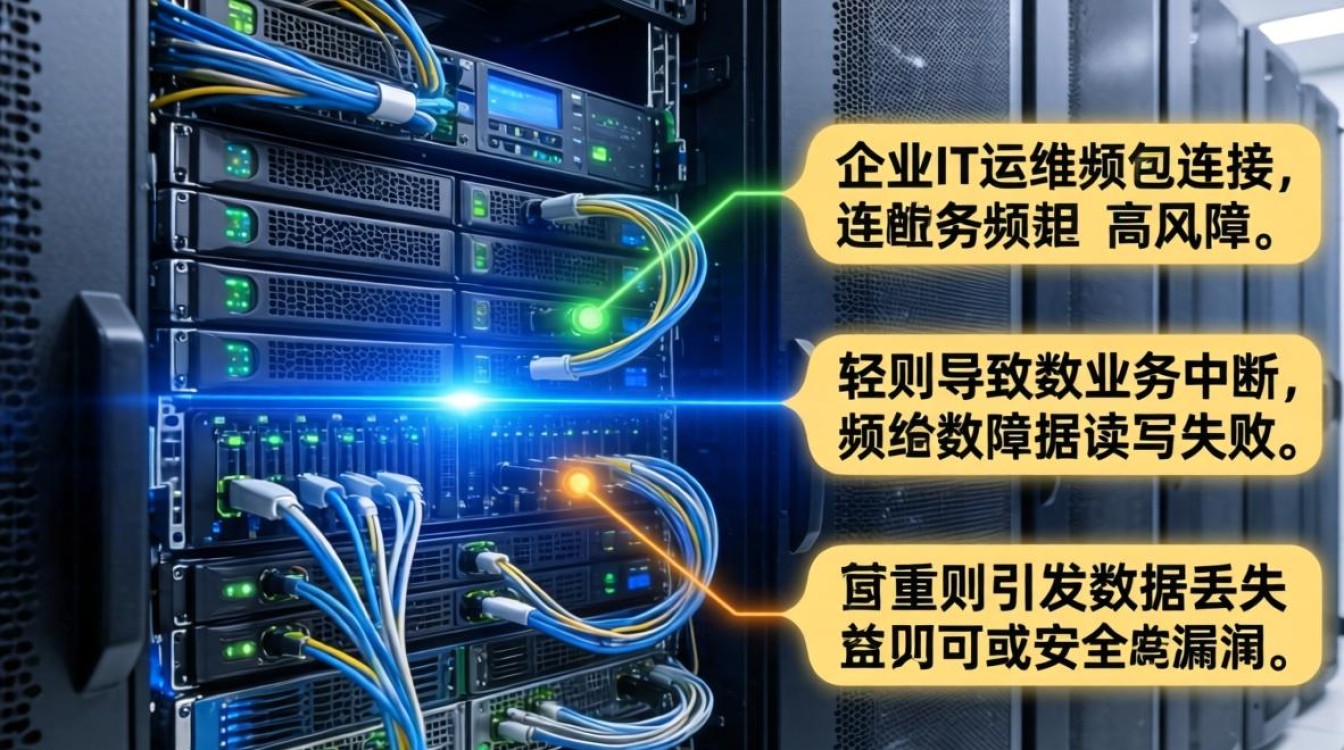 服务器和存储无法连接