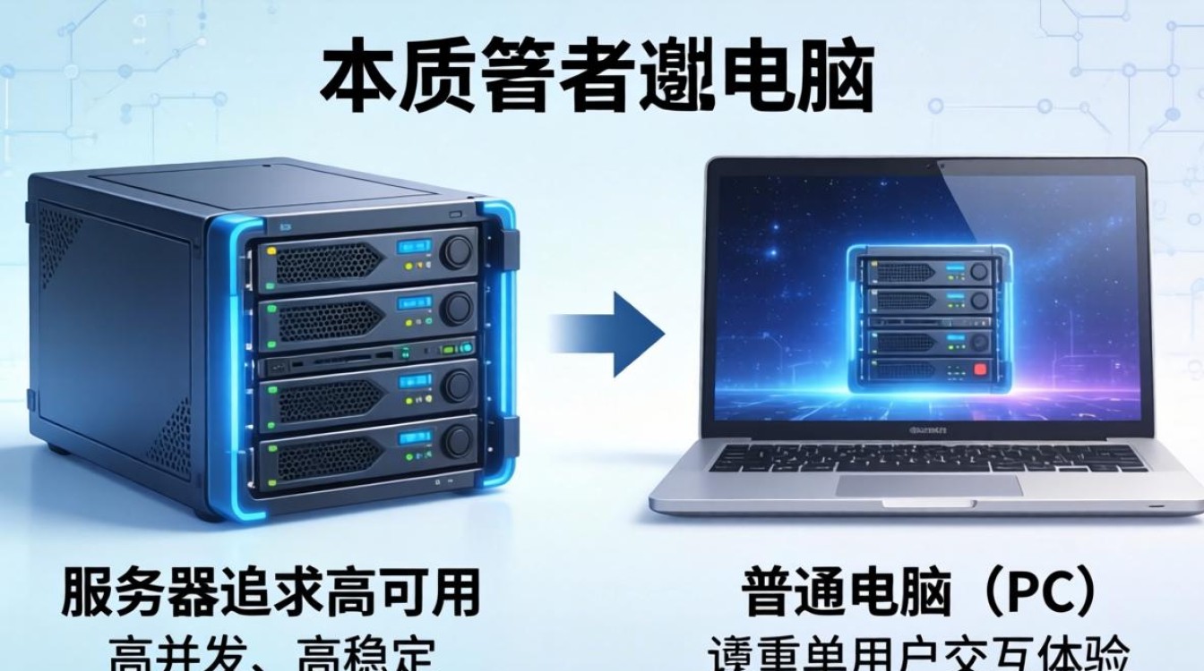 服务器和普通电脑区别