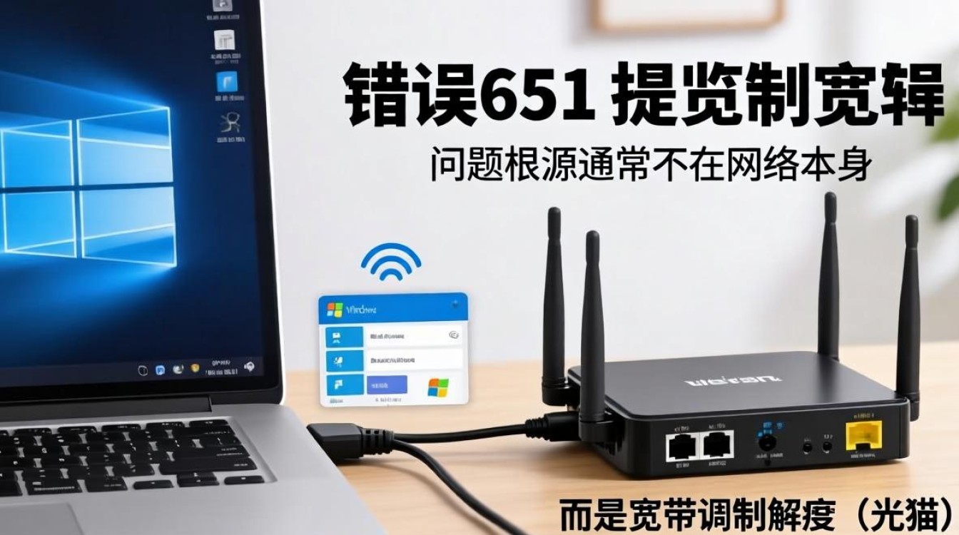 笔记本连宽带651