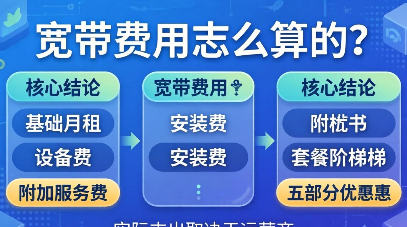 宽带费用怎么算的