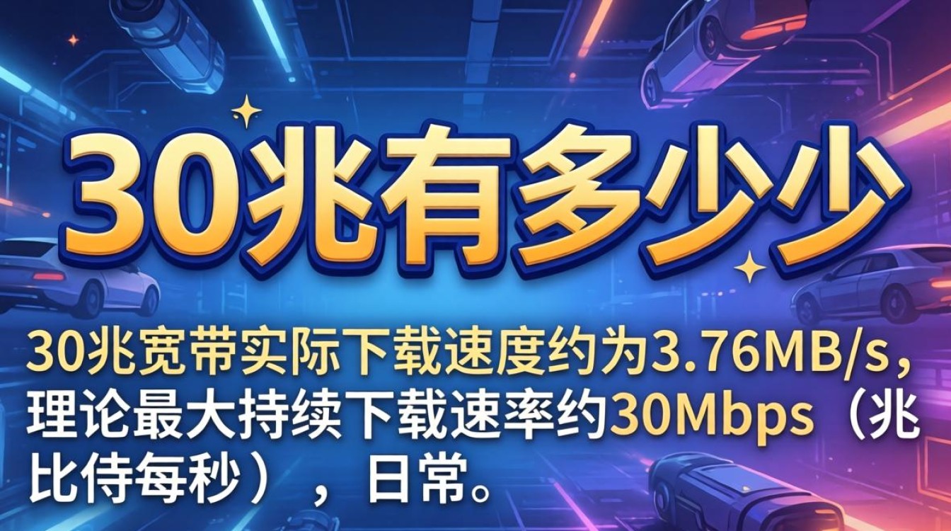 宽带30兆是多少
