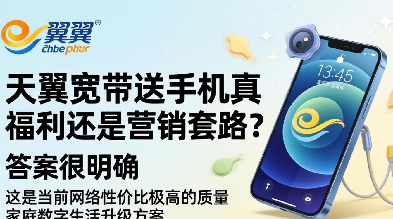 天翼宽带送手机