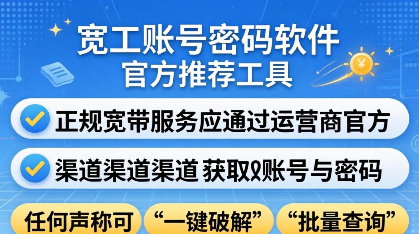 宽带账号密码软件