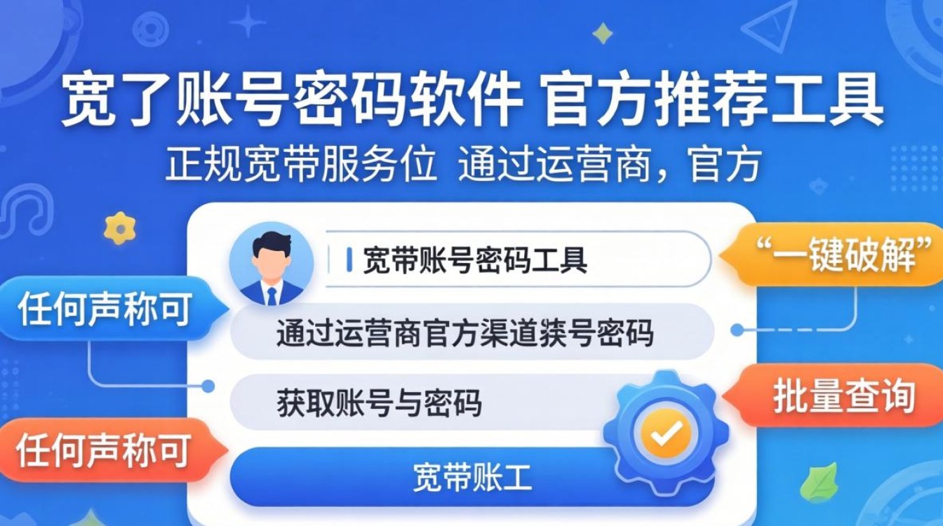 宽带账号密码软件