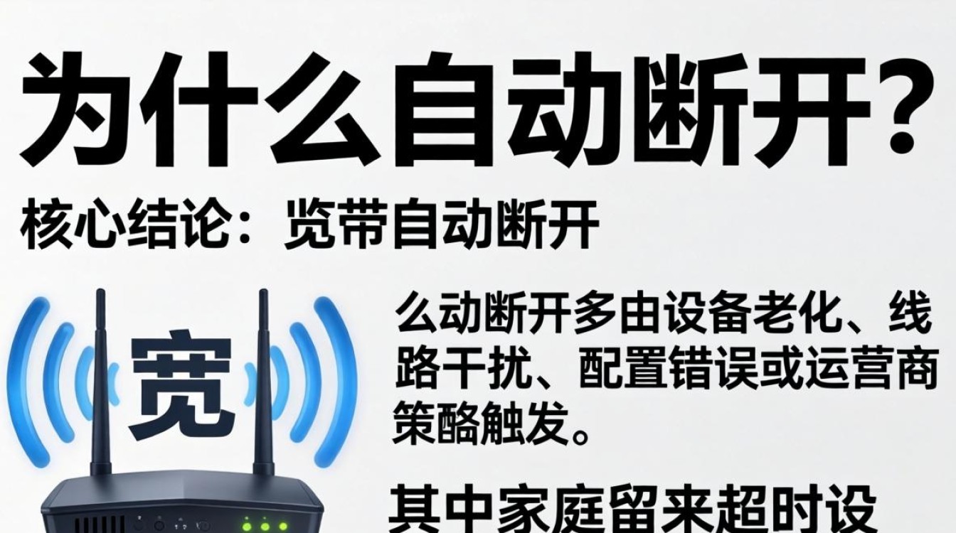 宽带为什么自动断开