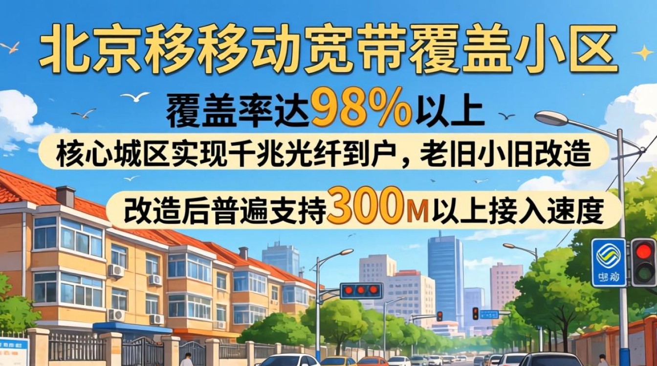 北京移动宽带覆盖小区