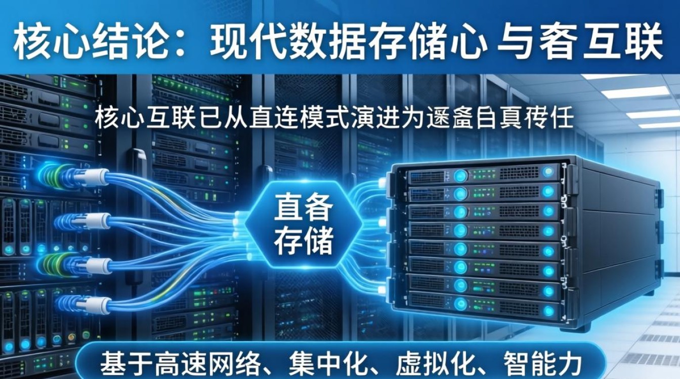 服务器和存储怎么互联